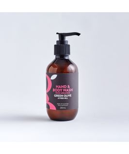 Green Olive at Red Hill Hand and Body Wash - Rose Geranium 200ml