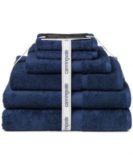 Canningvale Australia Royal Splendour 6 Piece Towel Set Mezzanotte Blue