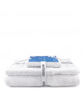 Canningvale Royal Splendour 3 Piece Towel Set - White 