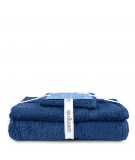 Canningvale Royal Splendour 3 Piece Towel Set - Mezzanotte Blue