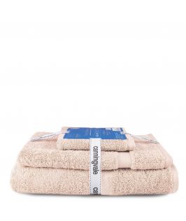 Canningvale Royal Splendour 3 Piece Towel Set - Angora Wheat