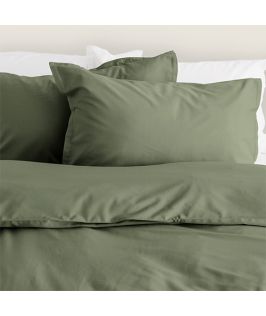 Canningvale Australia Bamboo Cotton Quilt Cover Set King Bed Saggia Green