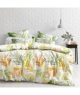 Modella Designer Queen Quilt Cover Set - Fern Gully