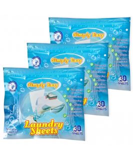 Simply Easy Laundry Sheet (3 Packs)