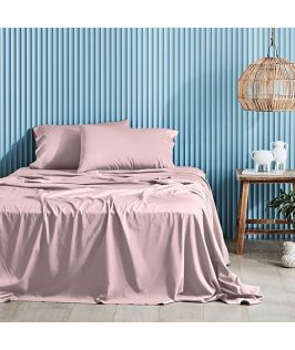 Canningvale Australia Lustro Queen Sheet Set Valentina Pink