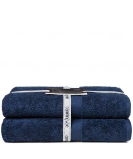 Canningvale Bath Towel Twin Pack (Mezzanotte Blue)