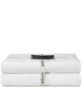 Canningvale Bath Towel Twin Pack (White)