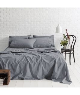 Canningvale Australia Sleep Easy King Sheet Set Denim Blue