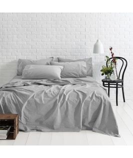 Canningvale Australia Sleep Easy Queen Sheet Set French Grey