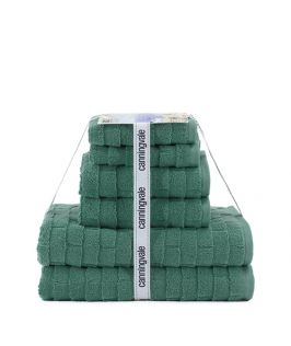 Canningvale Australia Terrazzo 6 Piece Towel Set - Bistro Green