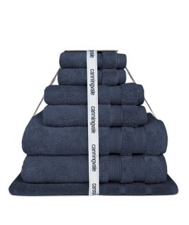 Canningvale Australia Ultima 7 Piece Towel Set - Mezzanotte Blue